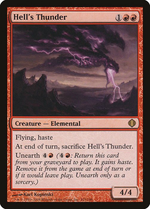 Hell's Thunder  (Foil)