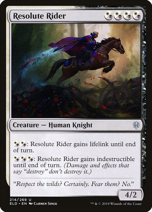 Resolute Rider  (Foil)