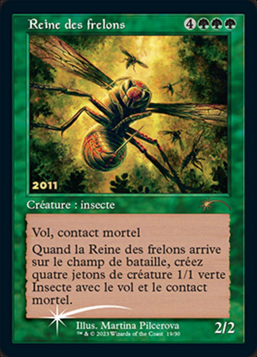 Hornet Queen - Retro Frame (Foil)