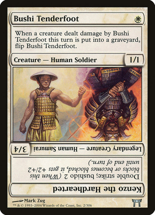 Bushi Tenderfoot // Kenzo the Hardhearted  (Foil)