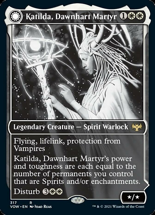 Katilda, Dawnhart Martyr // Katilda's Rising Dawn  - Showcase - Legendary - Inverted