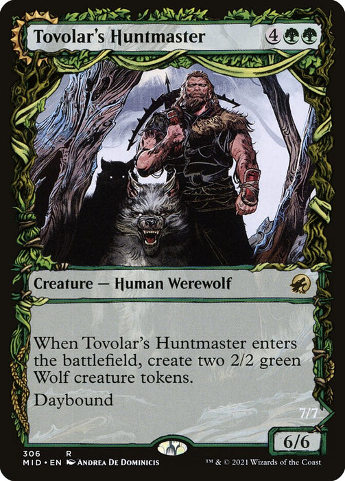 Tovolar's Huntmaster // Tovolar's Packleader  - Showcase - Sunmoondfc (Foil)