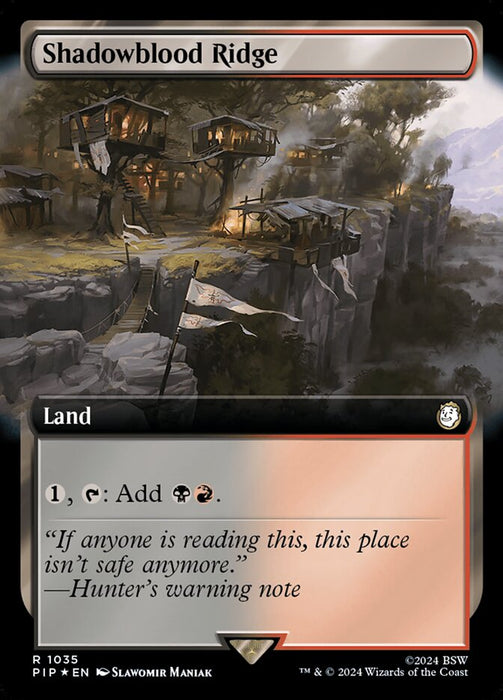 Shadowblood Ridge - Extended Art (Foil)