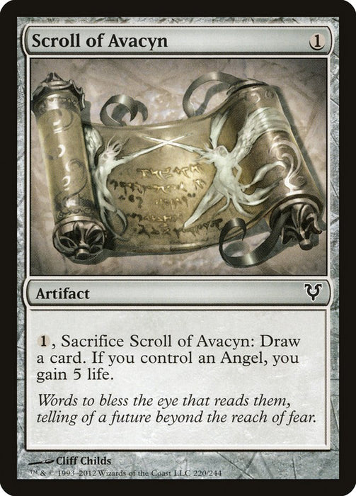 Scroll of Avacyn  (Foil)