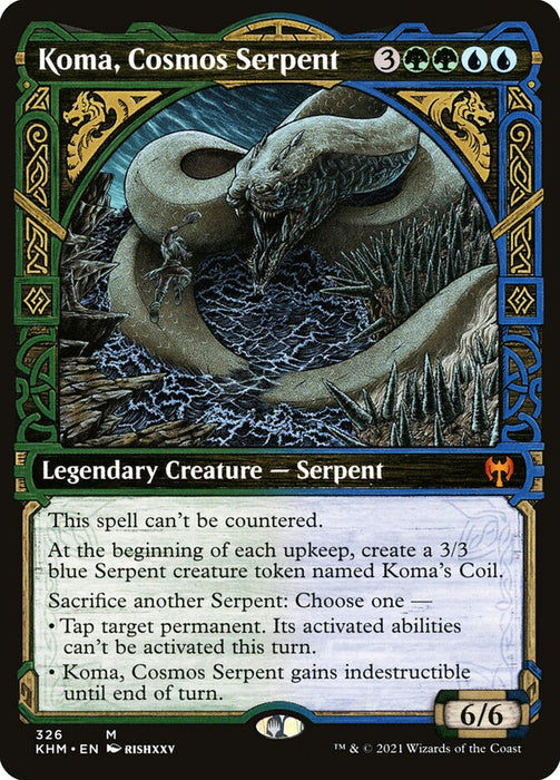 Koma, Cosmos Serpent  - Showcase - Legendary (Foil)