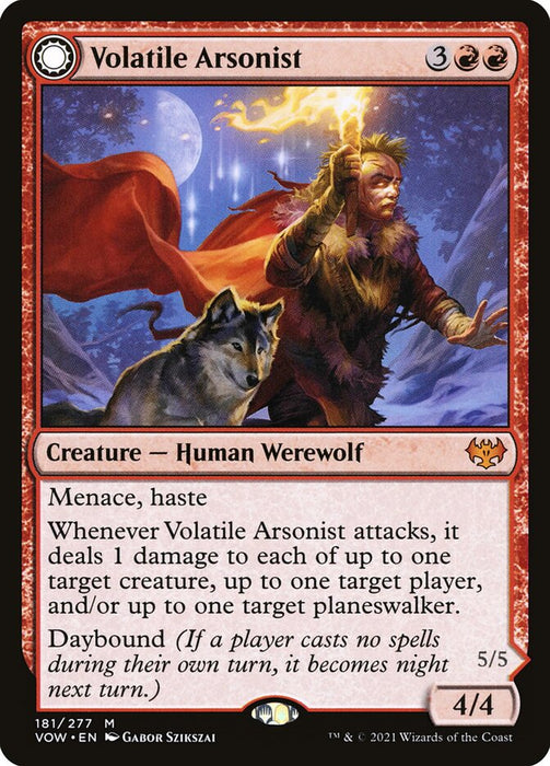 Volatile Arsonist // Dire-Strain Anarchist  - Sunmoondfc (Foil)