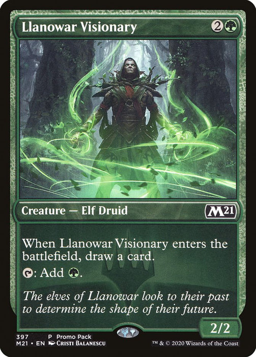 Llanowar Visionary  - Inverted (Foil)