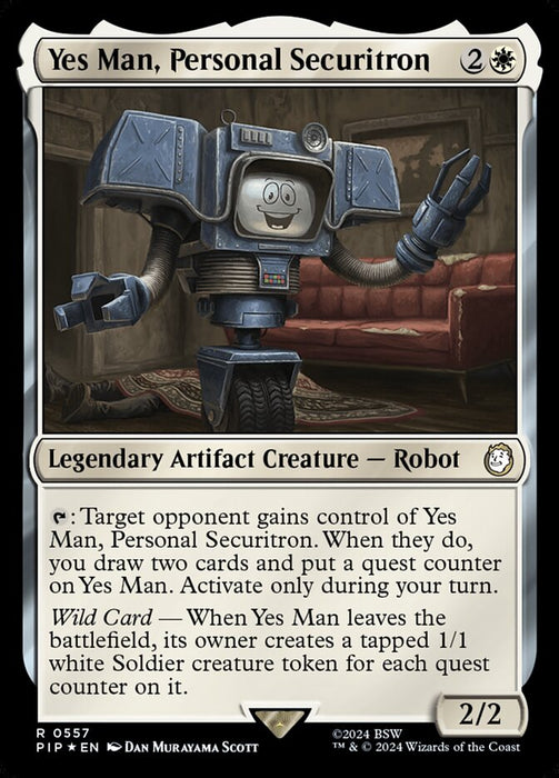 Yes Man, Personal Securitron - Legendary (Foil)