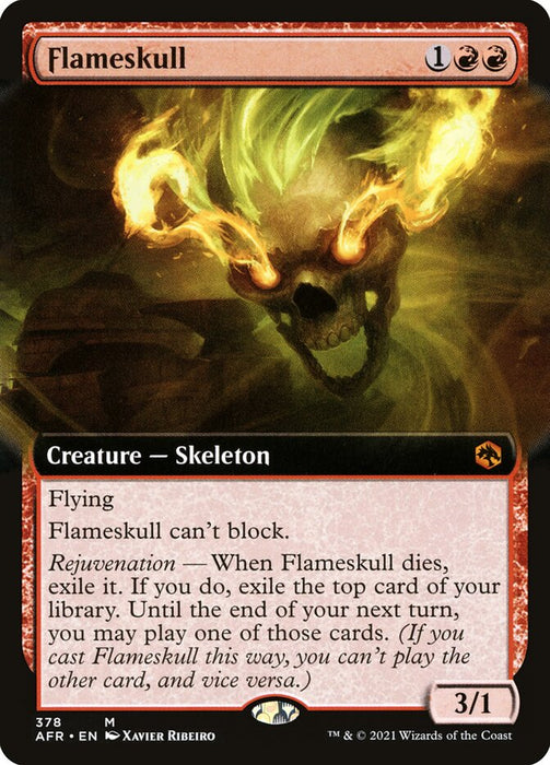 Flameskull  - Extended Art (Foil)