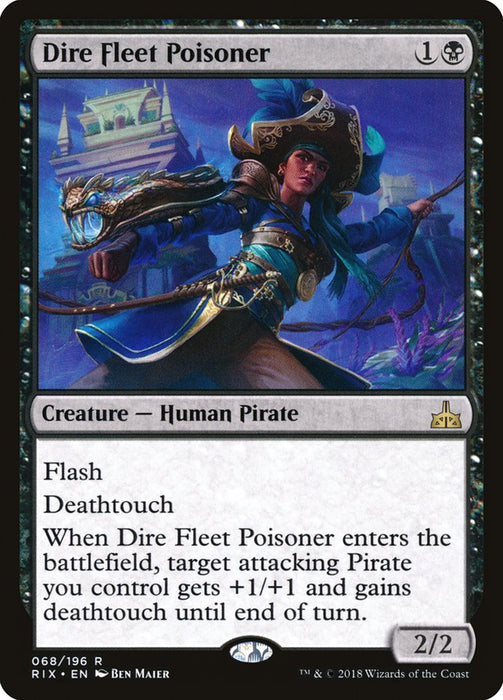 Dire Fleet Poisoner  (Foil)