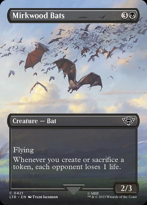 Mirkwood Bats - Borderless - Inverted (Foil)