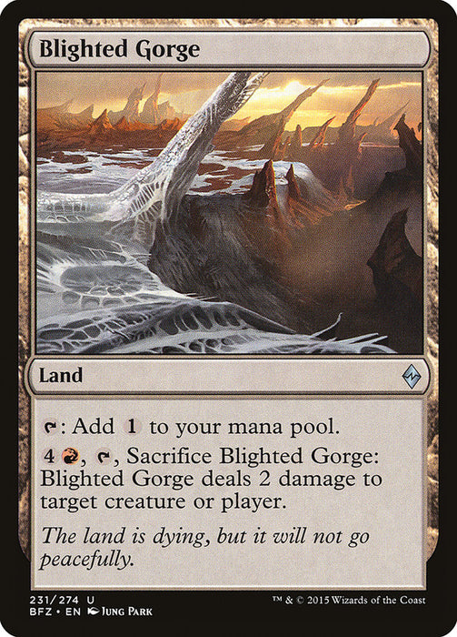 Blighted Gorge  (Foil)