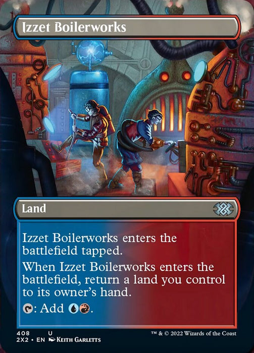 Izzet Boilerworks - Borderless  - Inverted