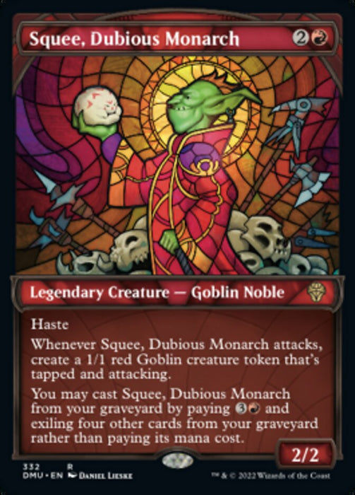 Squee, Dubious Monarch - Showcase- Legendary- Textured (Foil)