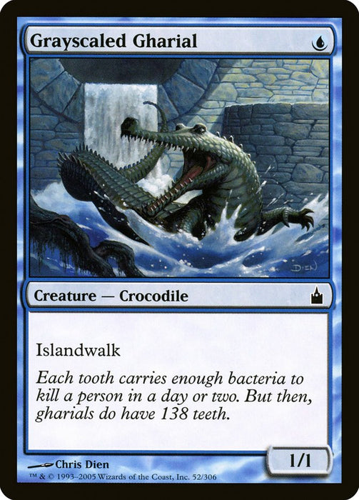 Grayscaled Gharial  (Foil)