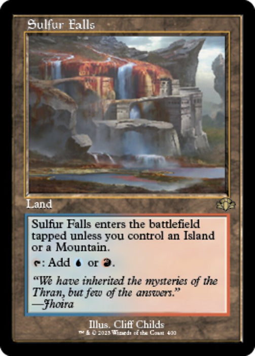 Sulfur Falls - Retro Frame (Foil)