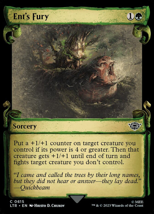 Ent's Fury - Showcase (Foil)