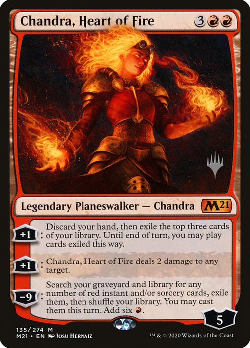 Chandra, Heart of Fire (Foil)