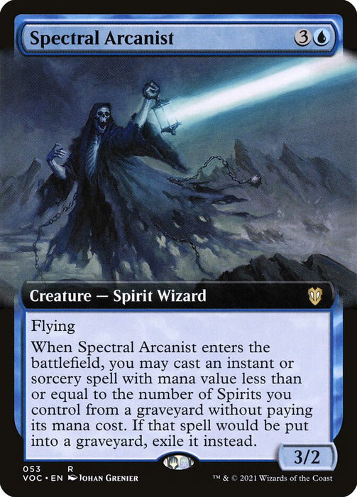 Spectral Arcanist  - Extended Art