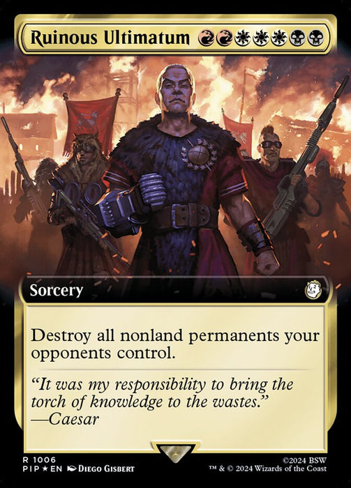 Ruinous Ultimatum - Extended Art (Foil)