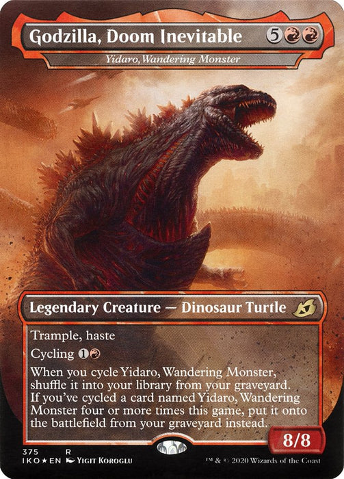 Godzilla, Doom Inevitable - Yidaro, Wandering Monster - Borderless  - Legendary (Foil)