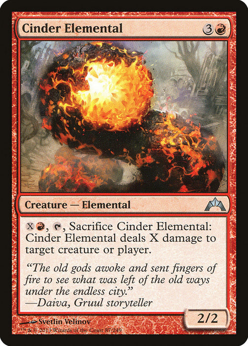 Cinder Elemental  (Foil)