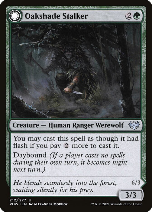 Oakshade Stalker // Moonlit Ambusher  - Sunmoondfc (Foil)