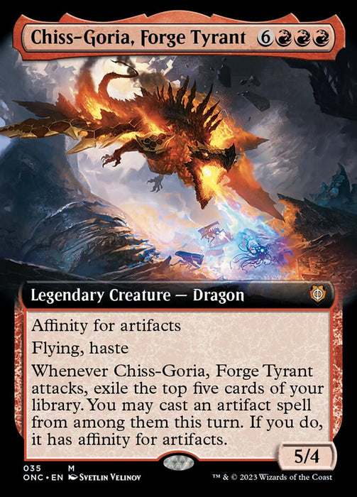 Chiss-Goria, Forge Tyrant - Extended Art- Legendary (Foil)