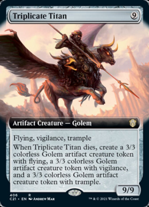 Triplicate Titan  - Extended Art