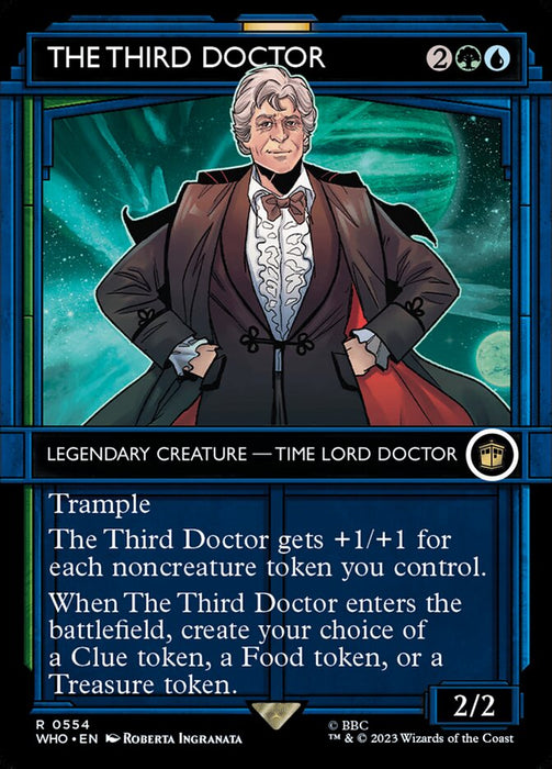 The Third Doctor - Borderless - Showcase- Legendary- Inverted