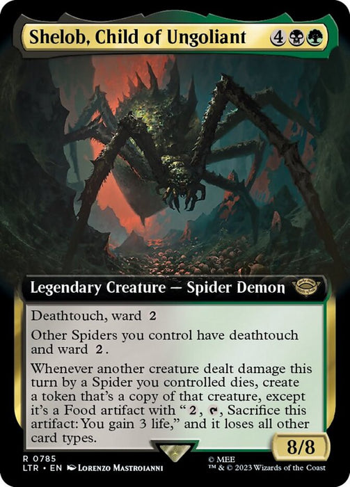 Shelob, Child of Ungoliant - Legendary- Extended Art (Foil)