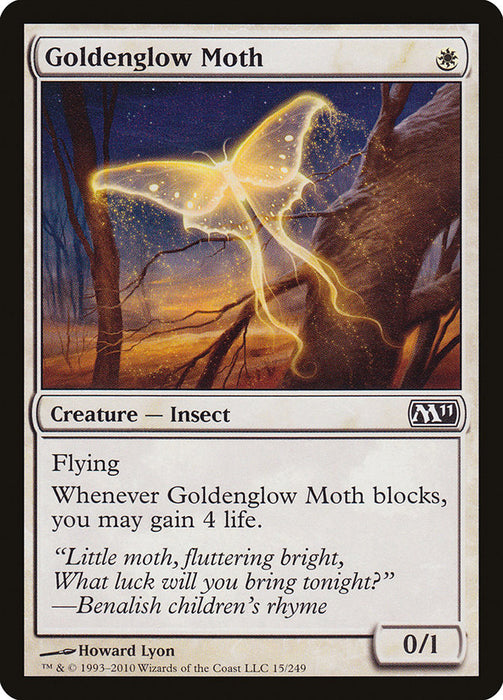 Goldenglow Moth  (Foil)