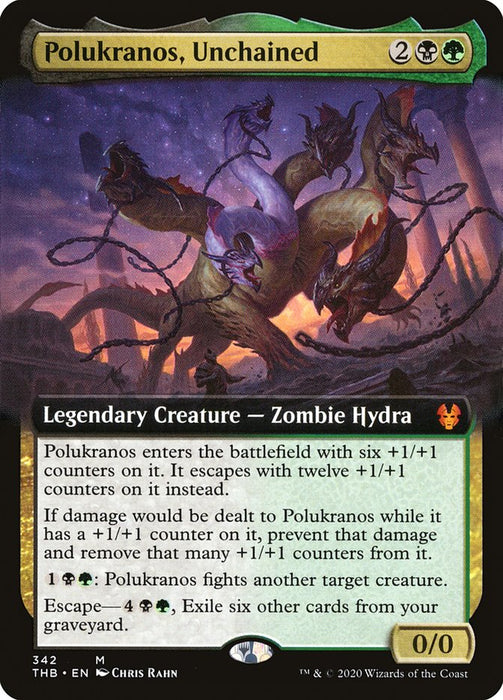 Polukranos, Unchained  - Legendary - Extended Art (Foil)