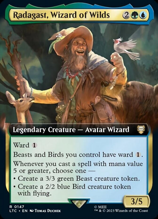 Radagast, Wizard of Wilds - Legendary- Extended Art