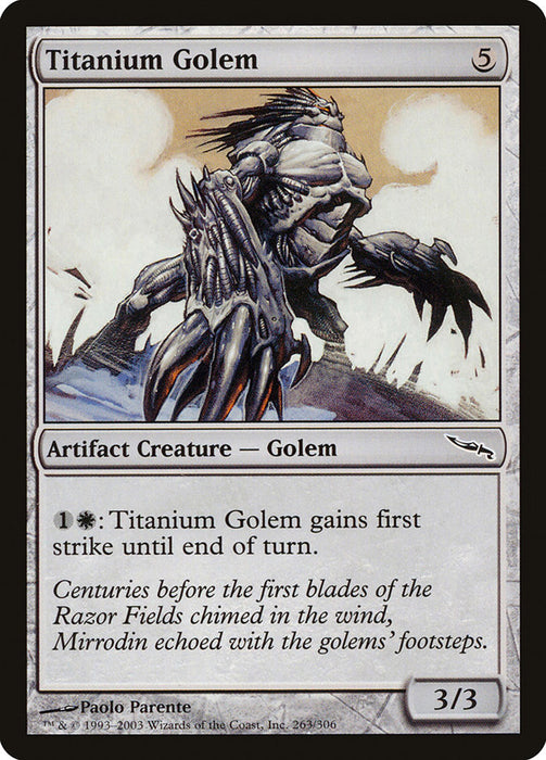 Titanium Golem  (Foil)
