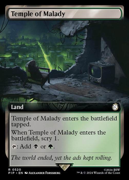 Temple of Malady - Extended Art (Foil)