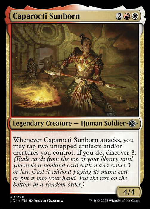 Caparocti Sunborn - Legendary