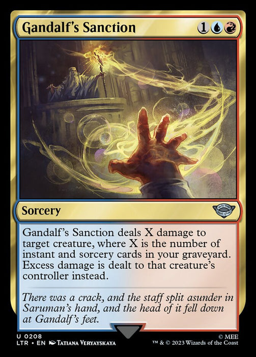 Gandalf's Sanction (Foil)