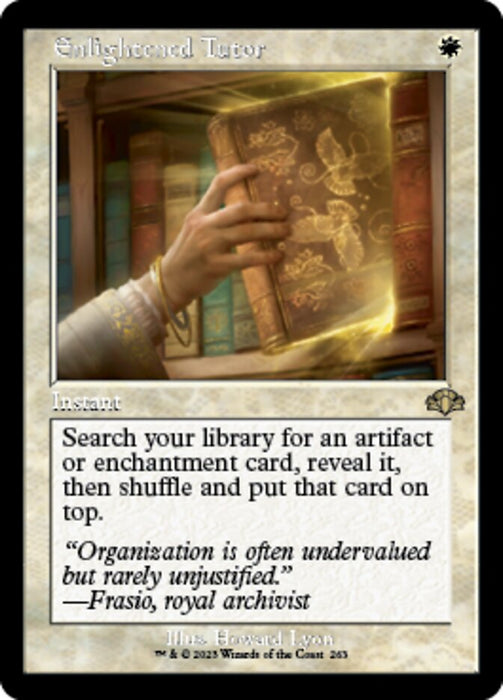 Enlightened Tutor - Retro Frame (Foil)