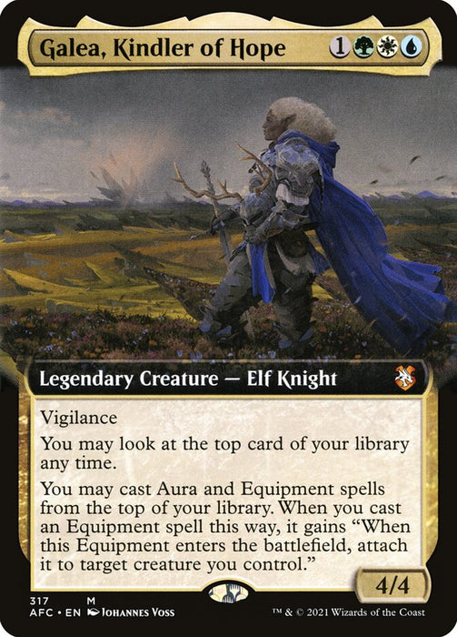 Galea, Kindler of Hope - Extended Art- Legendary