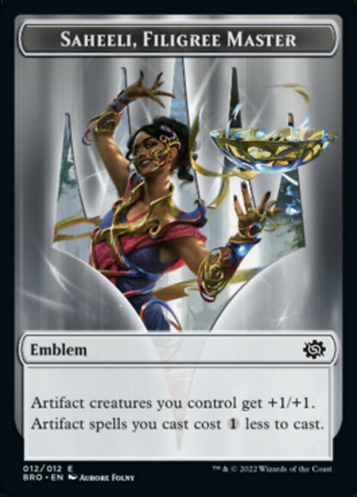 Saheeli, Filigree Master Emblem (Foil)