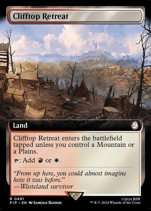 Clifftop Retreat - Extended Art (Foil)