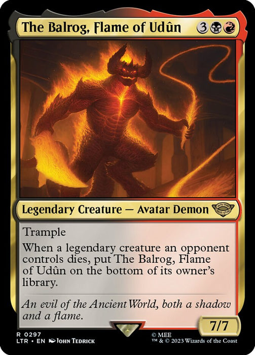 The Balrog, Flame of Udûn - Legendary