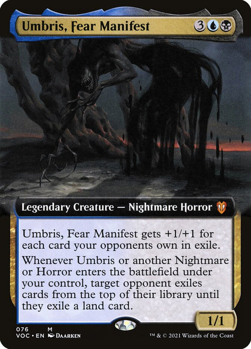 Umbris, Fear Manifest  - Legendary - Extended Art