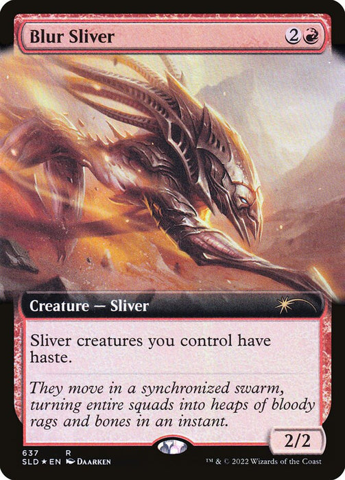 Blur Sliver - Extended Art (Foil)