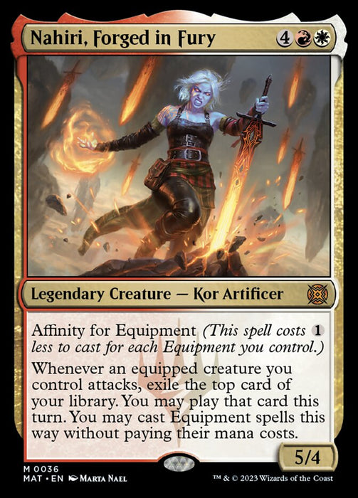 Nahiri, Forged in Fury - Legendary