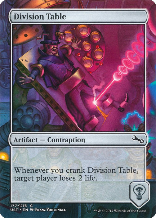 Division Table - Borderless  (Foil)