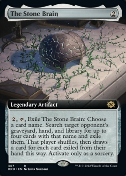 The Stone Brain - Extended Art- Legendary (Foil)