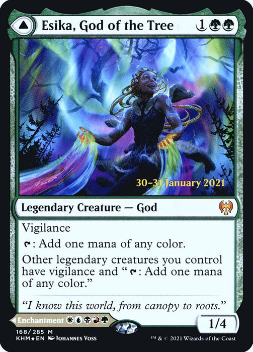 Esika, God of the Tree // The Prismatic Bridge  - Legendary (Foil)