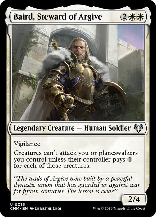 Baird, Steward of Argive - Legendary (Foil)